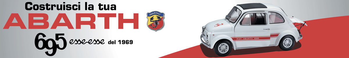 COSTRUISCI LA MITICA ABARTH 695: cambio data uscite 35 e 36